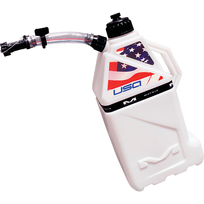 MATRIX CONCEPTS,LLC 3850-0663 M3-USA-100 M3 4 Gallon Utility Can M3 Utility Can - 4 gal - White/USA