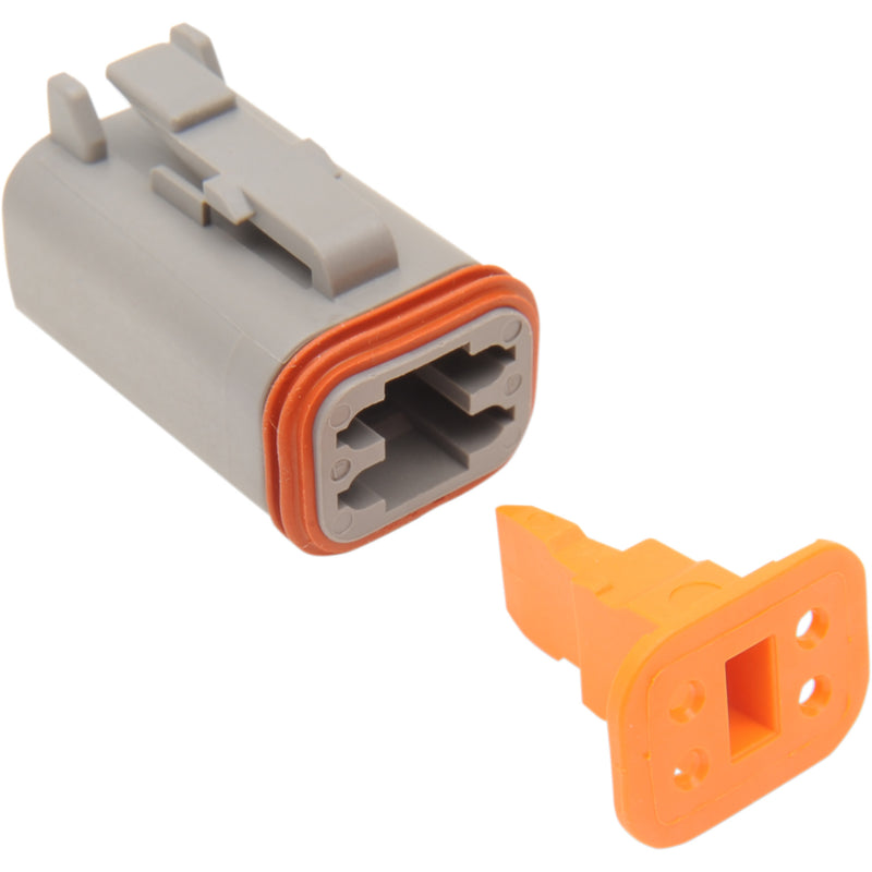 NAMZ 2120-0055 DP-4G Deutsch DT Sealed Connector Component — Wiring Connector Deutsch Plug - 4 Pin - Gray