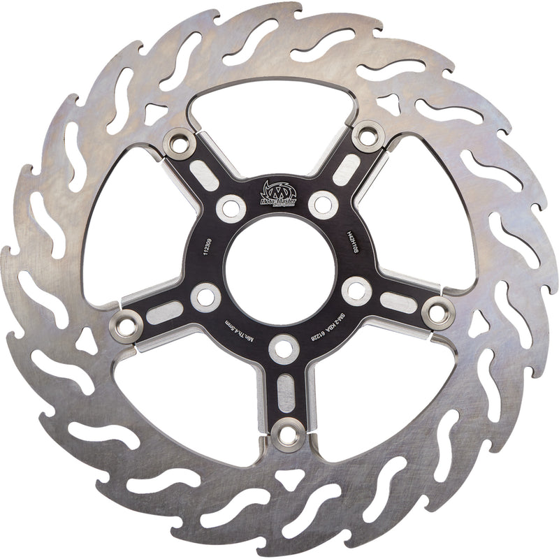 Moto-Master Flame Brake Rotor - 112309-PU For Harley Motorcycles 1999-2014