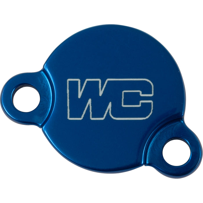 WORKS CONNECTION 1731-0797 21-770 Billet Brake Cap Rear Brake Cap - Blue - KTM/Husqvarna/Gas Gas