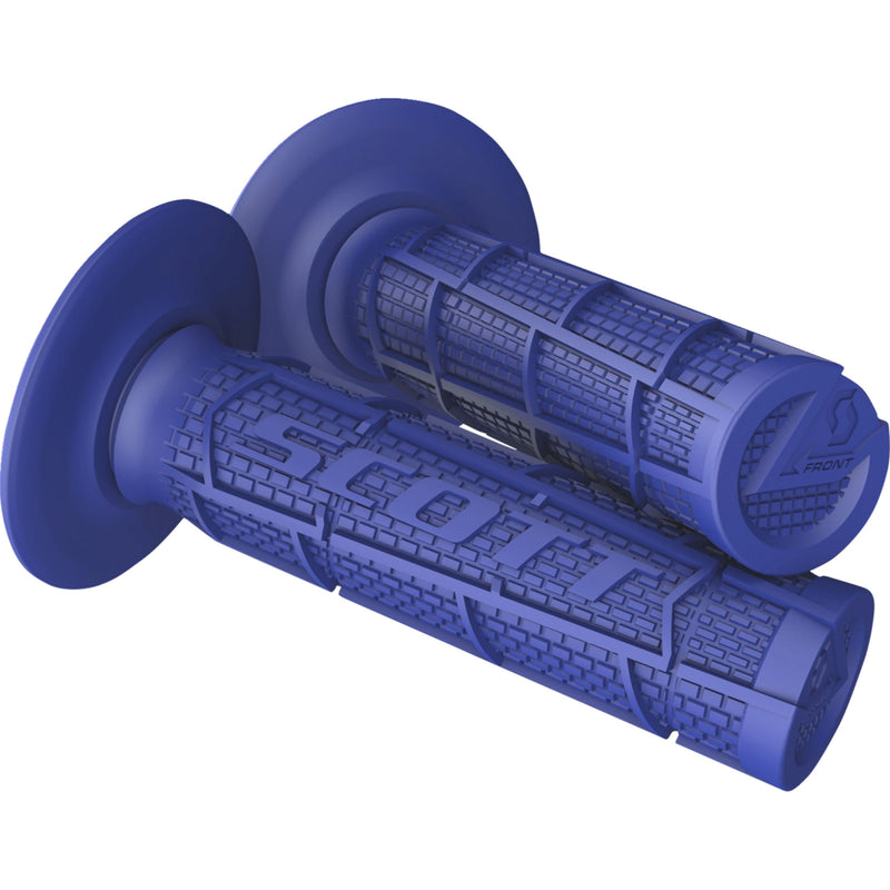 SCOTT 0630-3020 233925-0003 Radial Full Waffle Grips Grips - Full Waffle - Blue