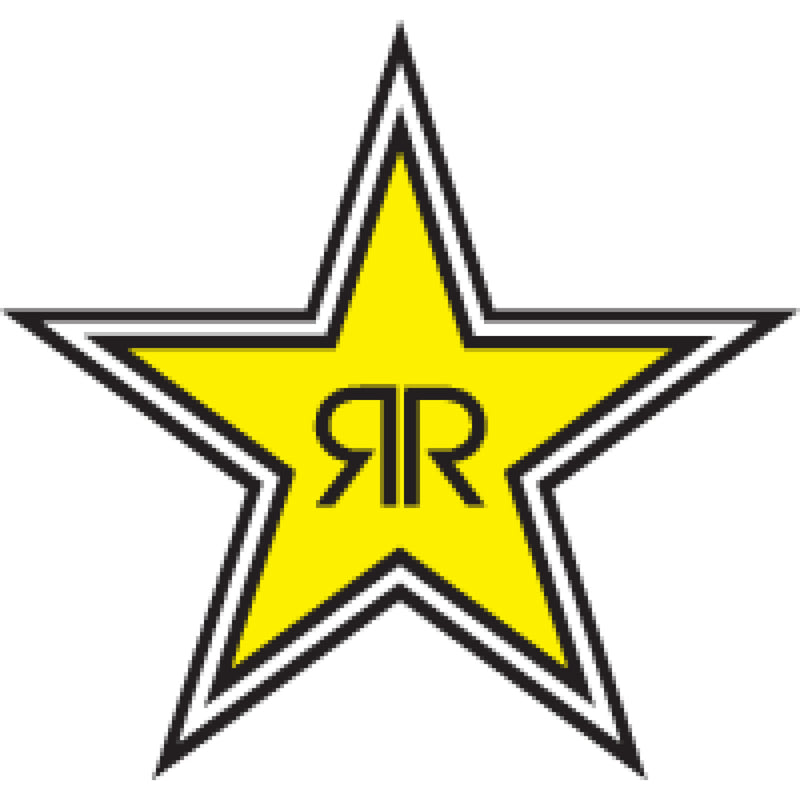 FACTORY EFFEX 4320-1469 15-94730 Rockstar 1ft Die Cut Decal Rockstar Decal - Star