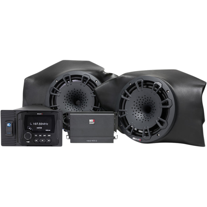 Mb Quart Stage 2 Speaker And Amplifier Kit - MBQR-STG2-RAD-2 Polaris UTVs 2014-2024