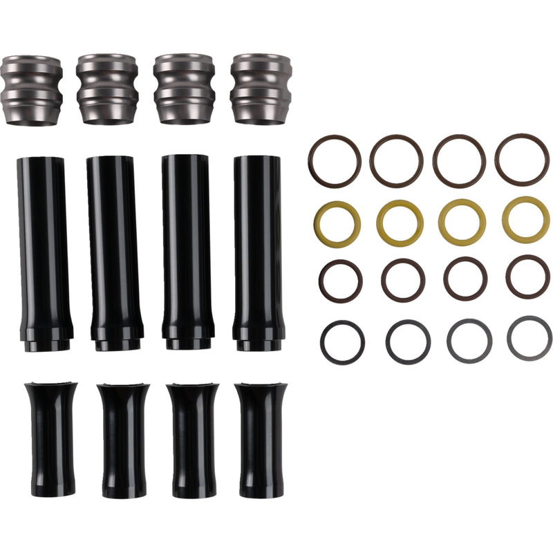 Arlen Ness 10 Gauge Pushrod Tube Covers - 03-637 For Harley Motorcycles 2017-2026