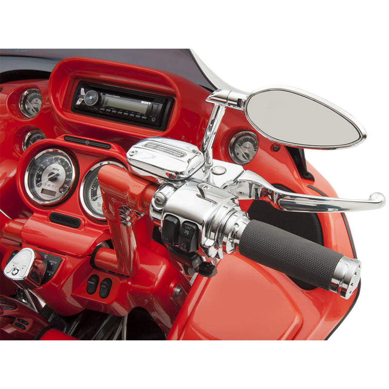 PERFORMANCE MACHINE (PM) 0640-0728 0064-2026-CH Vision Series Mirror - Blade - Chrome