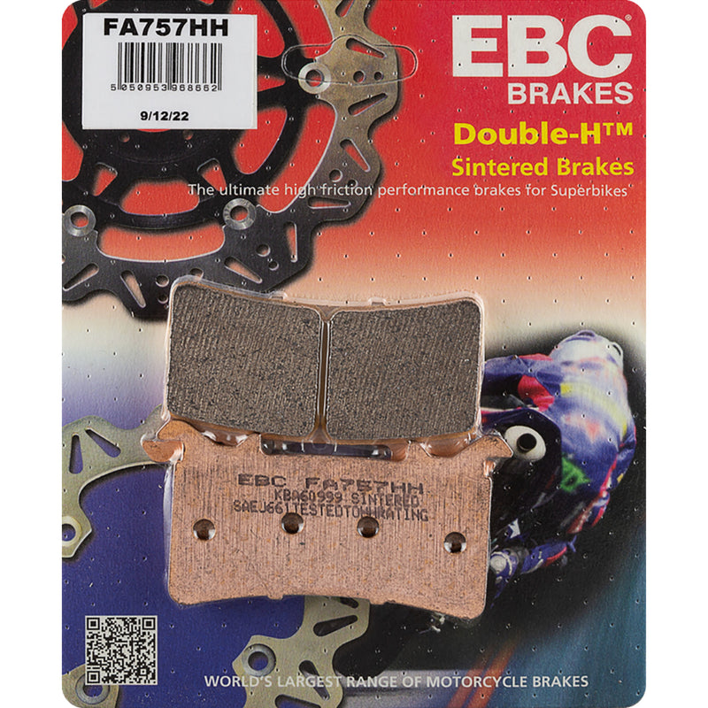 EBC Brake Pad - FA757HH For BMW M1000RR / 1000 / S1000RR / M1000XR 2021-2024 | Honda CBR1000RR Fireblade 2021-2023
