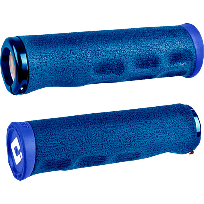 ODI 0630-3115 D36DLU-U F-1 Series Dread Lock v2.1 Lock-On Grips F-1 Series v2.1 Grips - Lock-On - Tinker Juarez Signature Dread Lock - Blue