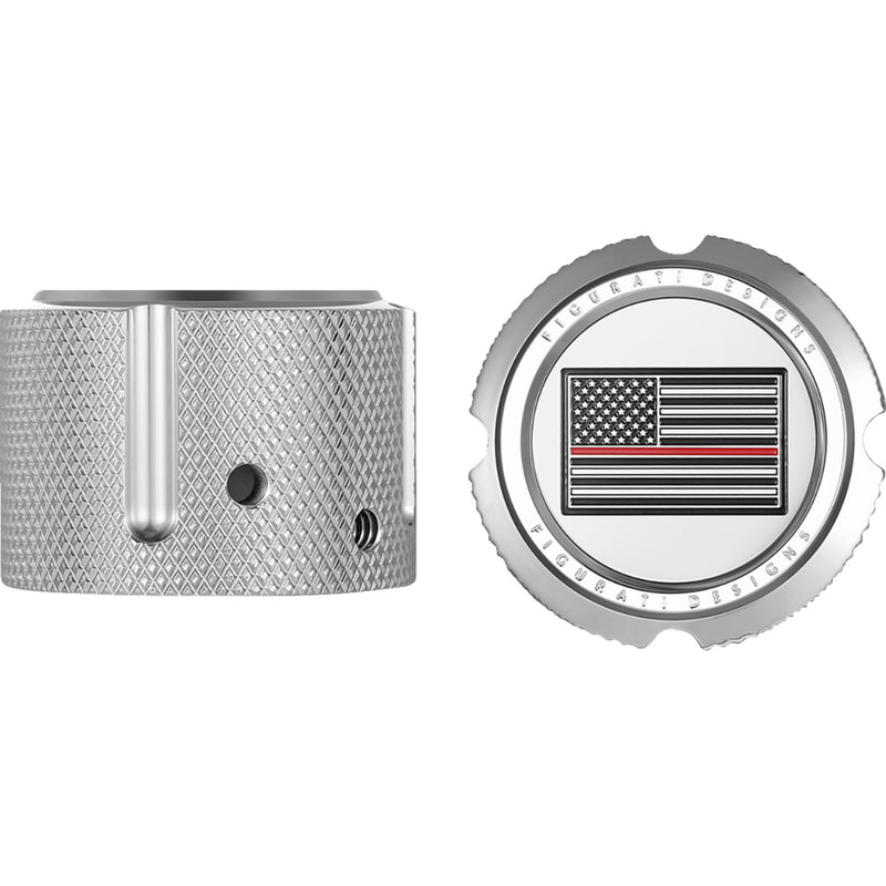 Figurati Designs Axle Nut Cover - FD73-FAC-SS For Harley Motorcycles 2002-2022
