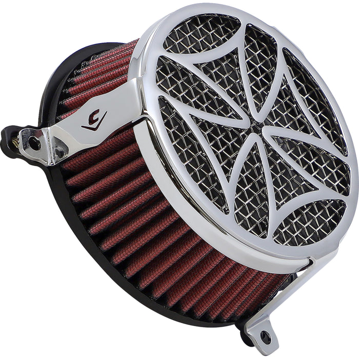 COBRA 1010-3019 606-0103-02-SB Air Cleaner Kit - Chrome