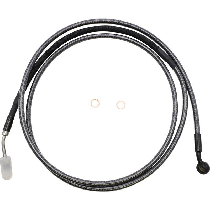 Magnum Shielding Hydraulic Clutch Line Karbonfibr - 71580 For Harley Motorcycles 2013-2016