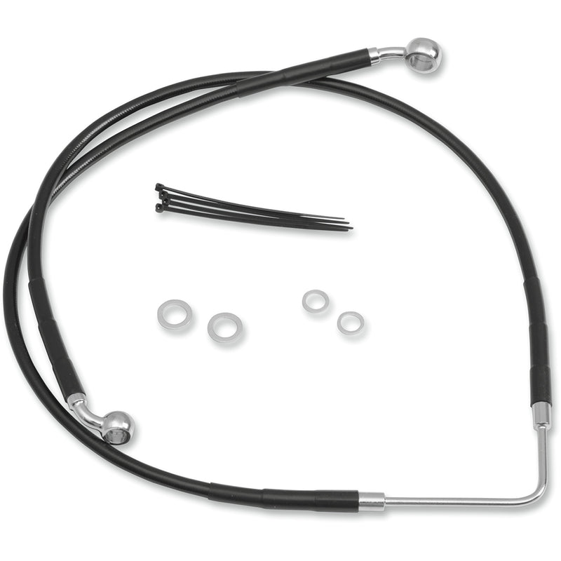 Drag Specialties Brake Line - 1741-2586 For Harley Dyna Wide Glide 2006-2007