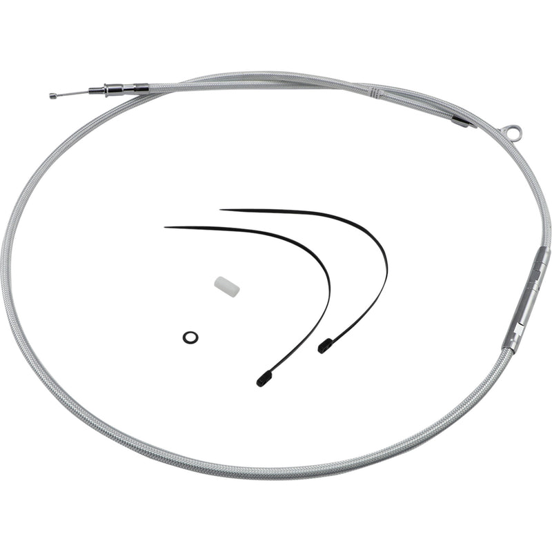 Magnum Shielding High-Efficiency Braided Sterling Chromite II® Clutch Cable /16" - 32104HE For Harley Motorcycles 1987-2006