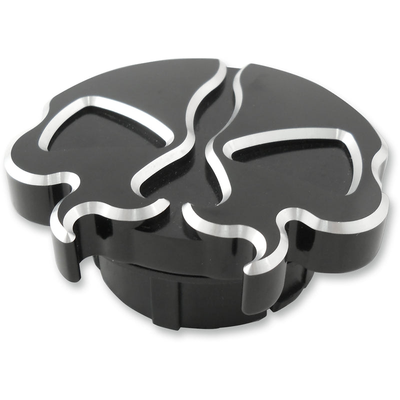 Drag Specialties Split Skull Fuel Cap For Harley Motorcycles 1996-2024
