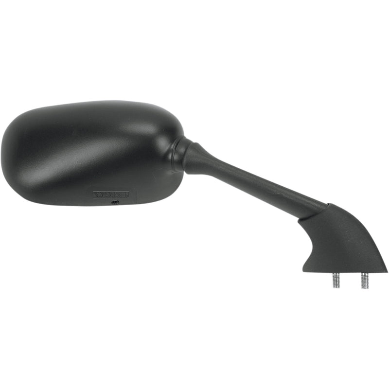 EMGO 0640-0179 20-80541 OEM-Style Replacement Mirror Mirror - Side View - Rectangle - Black - Right