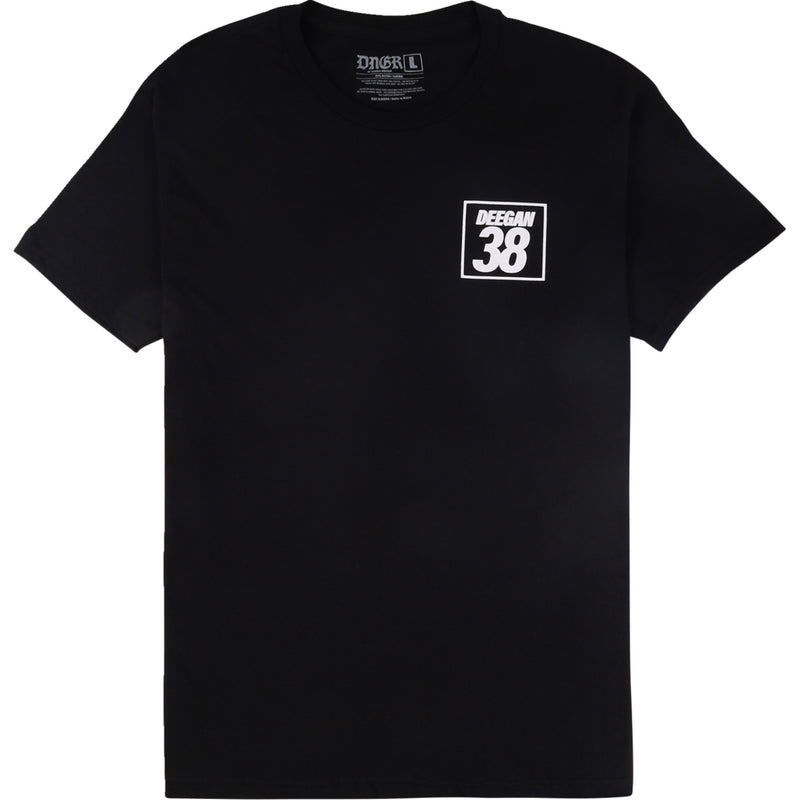 DEEGAN APPAREL 3030-24126 DMTSS3027BLKL Holeshot T-Shirt black - large