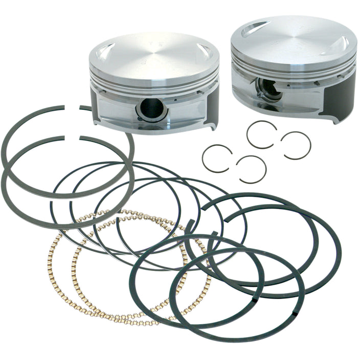 S&S CYCLE 0920-0001 92-1210 Piston Kit - for S&S Motor - for 106" Stroker Kit - Standard