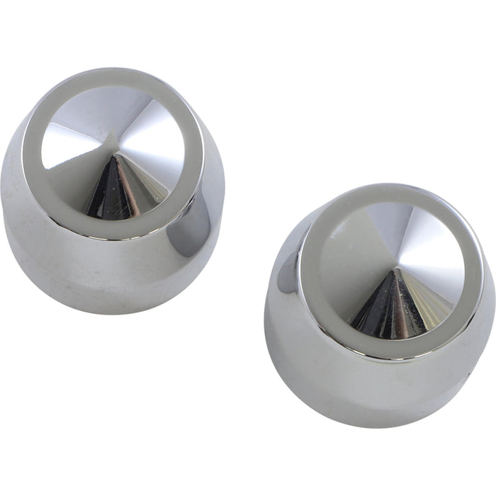 ACCUTRONIX 0214-1982 TAC101-EC Front Axle Cap Axle Caps - Elite - Chrome - 1"