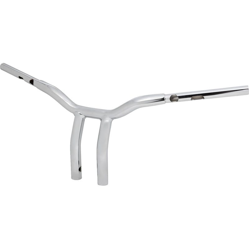 LA Choppers One-Piece Kage Fighter Handlebar Pullback 10" X 1-1/4" Chrome - LA-7369-10 For Harley Touring 2023-2026