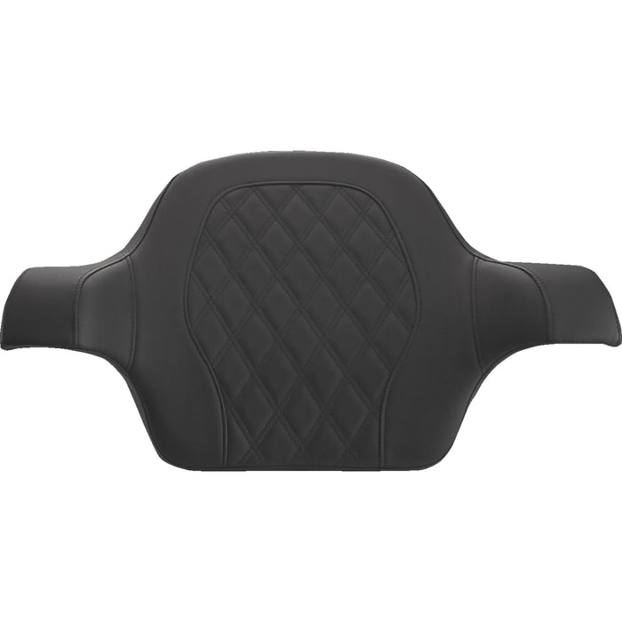 SADDLEMEN 0801-1367 814-07-TPACK-SU Tour Pak® Backrest Pad  Step-Up - Lattice Stitch - Black - FL 14-23