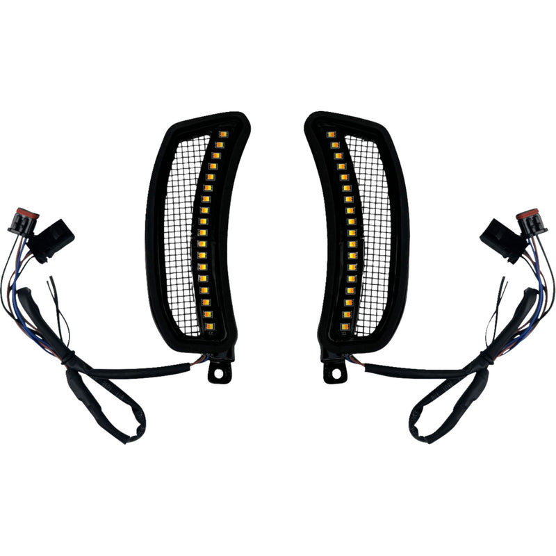 Custom Dynamics Accent Light - CD-LRST-VENT-B For Harley Softail 2022-2026