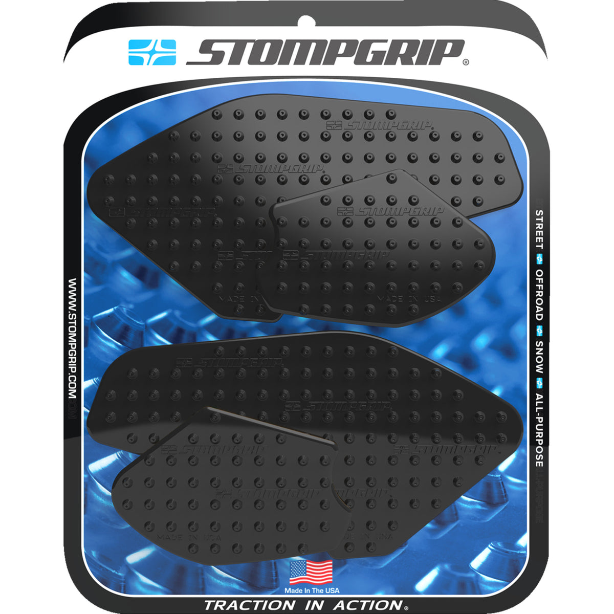 STOMPGRIP 4320-2744 55-10-0195B Volcano Profile Traction Pad Tank Grips ...
