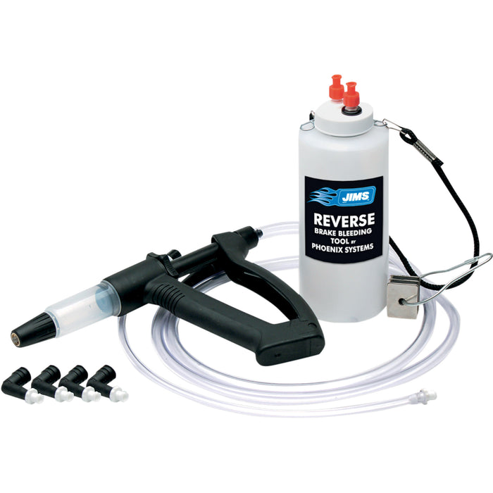 JIMS 3808-0014 738 Reverse Brake Bleeder Tool Bleeder - Brake Line - Single/Dual-Disc - with or without ABS
