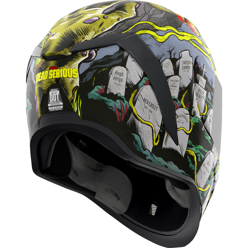 ICON 0101-17442 Airform™ Dead Serious MIPS® Helmet Airform™ Helmet - Dead Serious - MIPS® - Black - XL