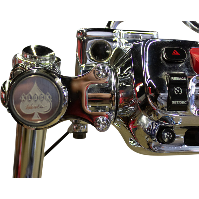 Klock Werks iOmount™ Handlebar Switch Mount Ambidextrous Mount Chrome Touring - KWD-04-0606-C For Indian 2014-2026