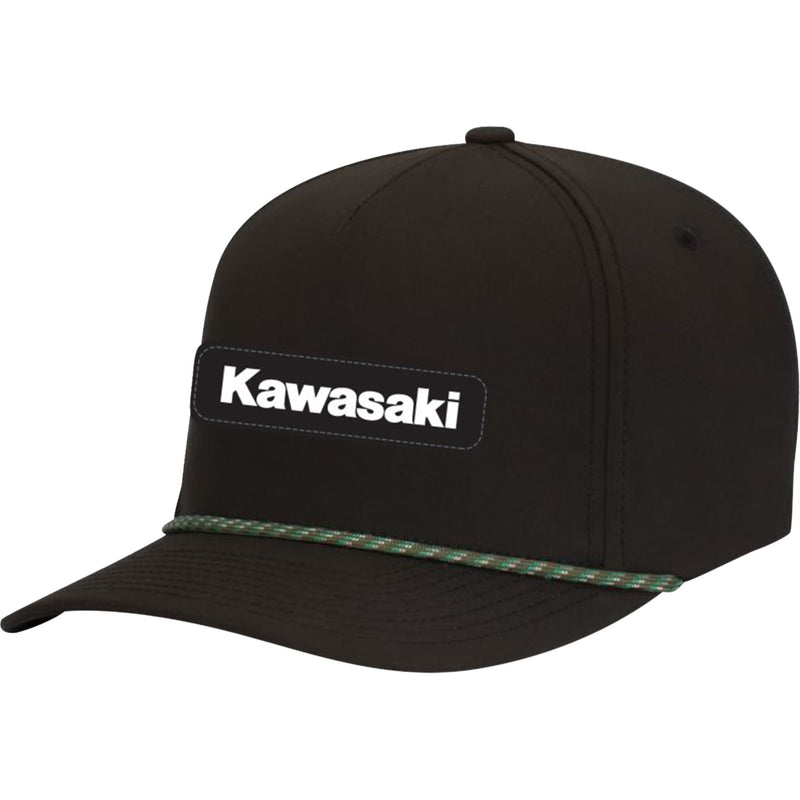 FACTORY EFFEX 2501-4591 29-86106 Kawasaki Explorer Braided Snapback Hat black/green