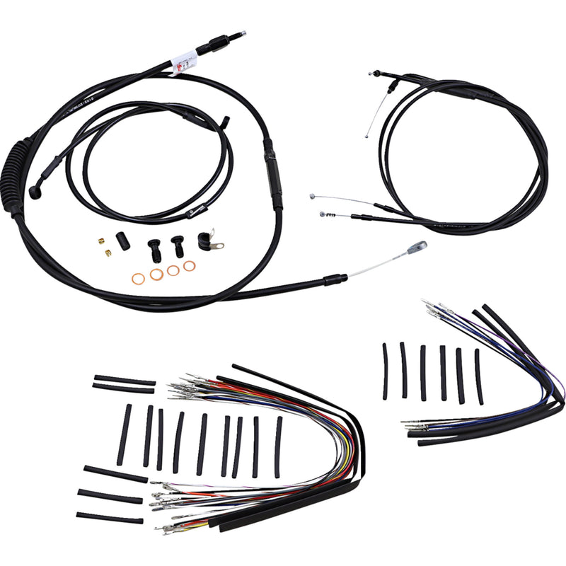 Burly Brand Complete Cable Kit - B30-1016 For Harley Softail 2007-2010