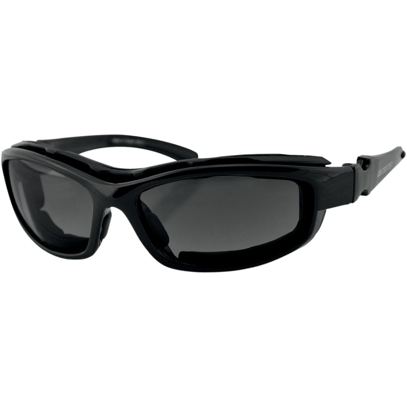 BOBSTER 2601-0266 BRH2001 Road Hog II Convertible Sunglasses gloss black - interchangeable lens