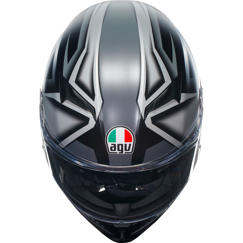 AGV 0101-15489 2118381004008M K3 Compound Helmet K3 Helmet - Compound - Matte Black/Gray - Medium
