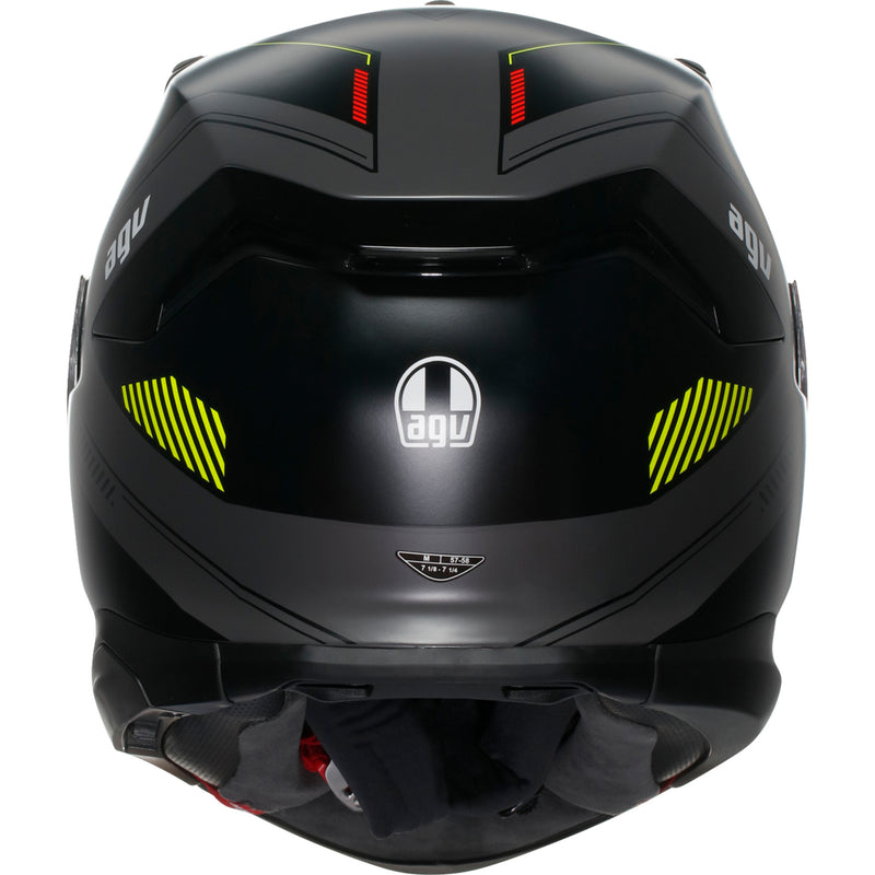 AGV K7 Kyber Helmet - Matte Gray/Yellow Fluo