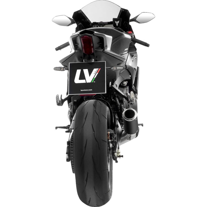 LEOVINCE 1810-3290 15415BU 3-into-1 LV Corsa Exhaust System black - yzf-r9