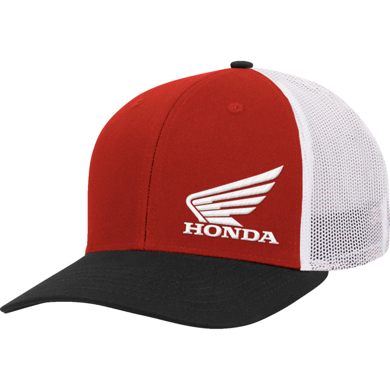HONDA APPAREL 2501-3949 NP21A-H3162 Honda Wing Hat red/black/white