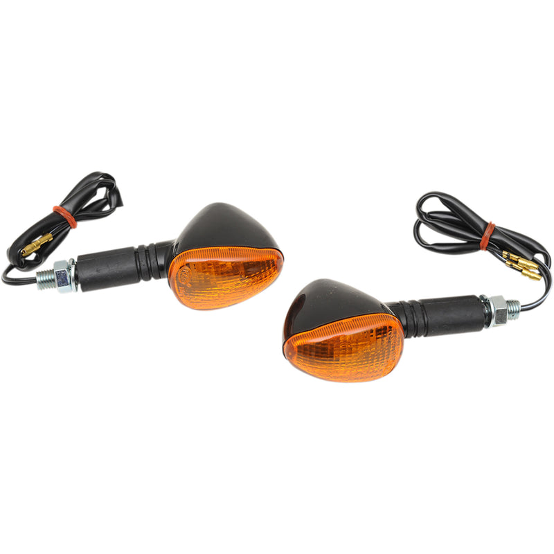 K&S TECHNOLOGIES 2040-0260 25-8400 Compact Flexible Marker Lights Marker Lights - Single Filament - Black/Amber