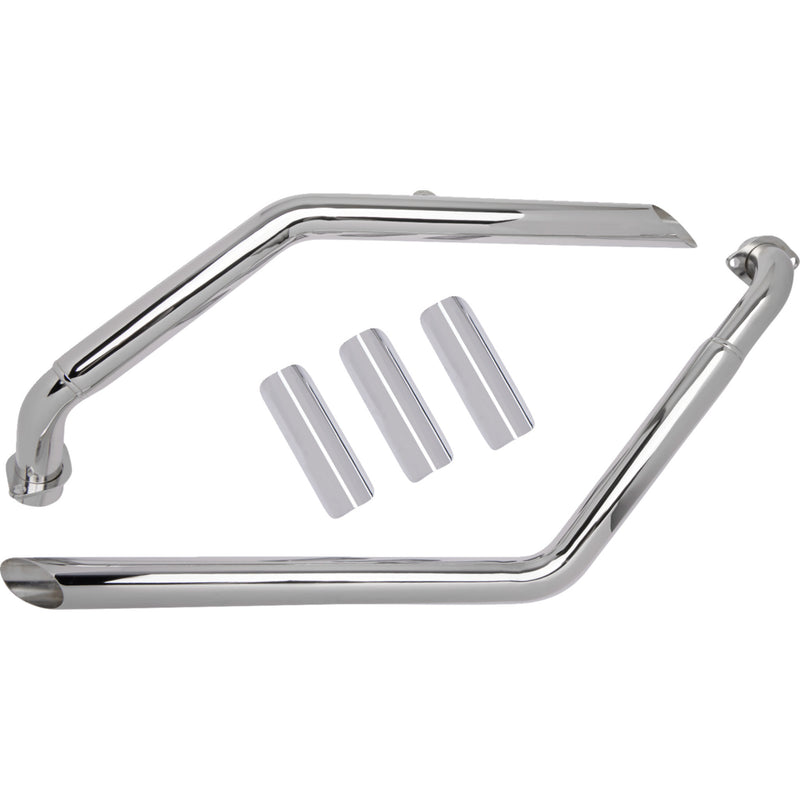 Cobra Drag Pipes 2-Into-2 Exhaust System - 1270 Honda VT1100C Shadow Spirit 1997-2007