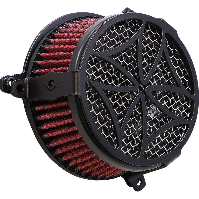 Cobra Cobra Cross Air Cleaner - 606-0101-02B-SB For Harley Touring 2017-2024