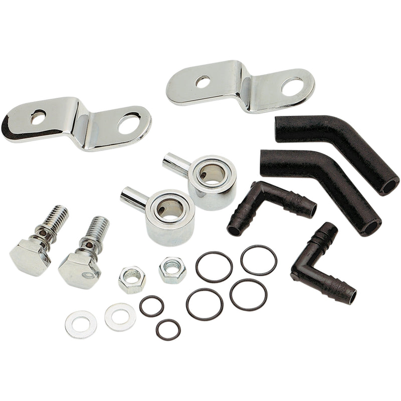 Mikuni For HSR 42/45 Carb On Twin Cam Breather Kit - KHS-030 For Harley Motorcycles 1999-2006
