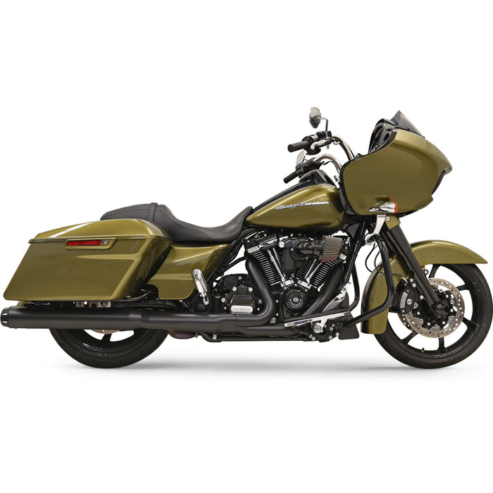 BASSANI XHAUST 1801-1089 1F742B Quick Change Series Slip-On Mufflers - 4" Quick Change Series Slip-On Mufflers - Black