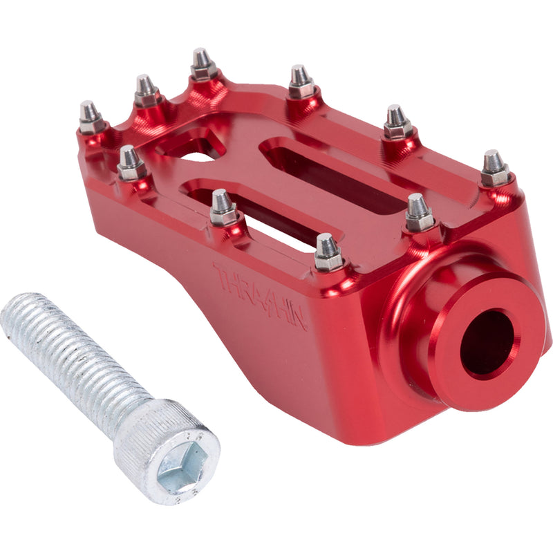 THRASHIN SUPPLY CO. 1610-0763 TSC-2221-2 Aggressor Brake Pedal red - touring