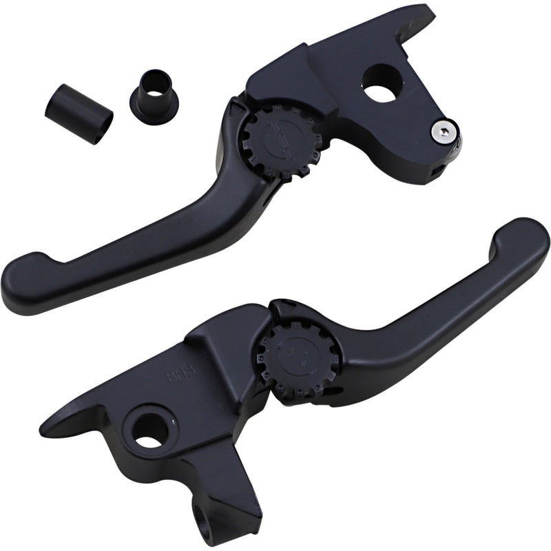 PSR Anthem Shorty Lever Set Black - 12-01654-22 For Harley Motorcycles 2006-2017