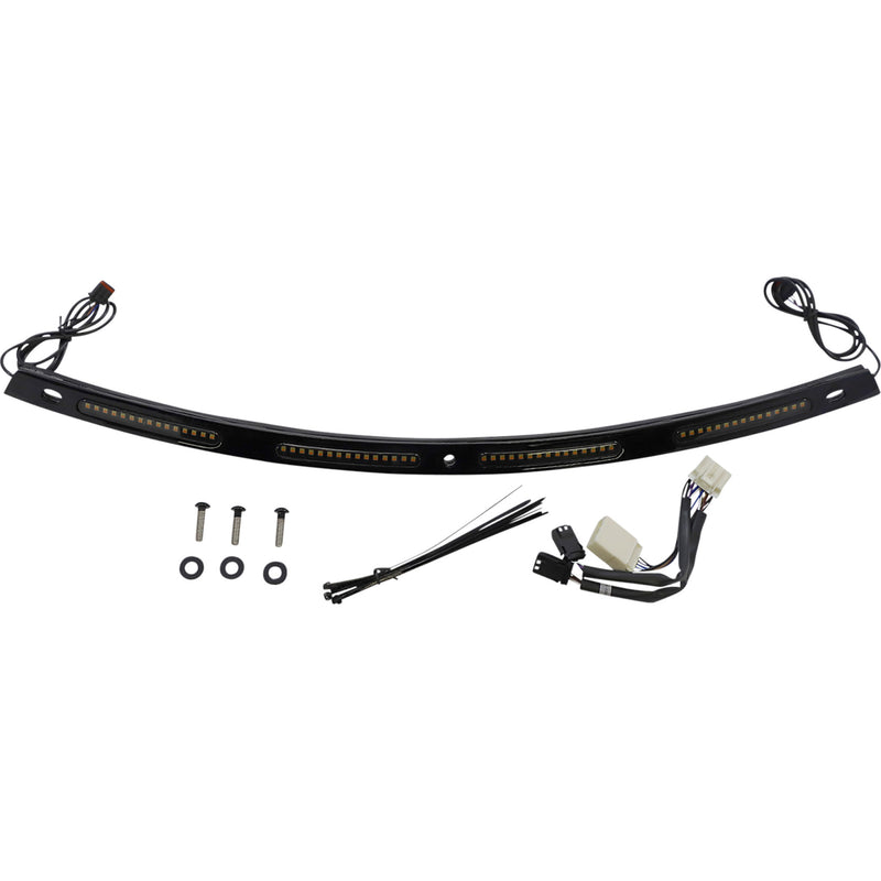 Custom Dynamics Windshield Trim - CD-WT2-SEQ-05-B For Harley Electra Glide 1996-2005