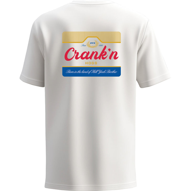 Z1R Hogs Crank'n T-Shirt White