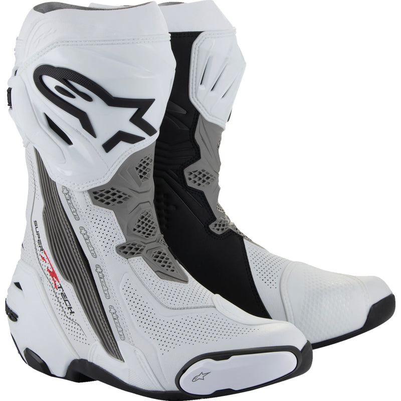 ALPINESTARS Supertech R Vented Boots White/Gray/Black
