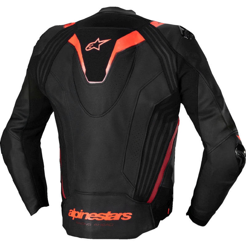 ALPINESTARS Missile v3 Ignition Leather Jacket Black/Red - Fluo/Dark Red US / EU