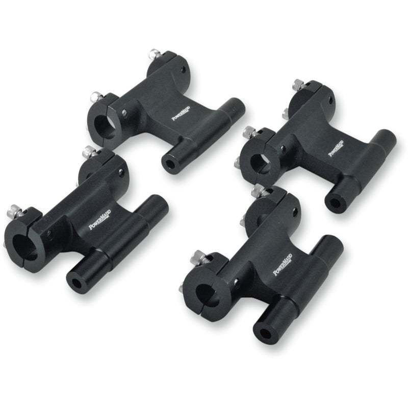 POWERMADD 0602-0244 45430 Powerriser 475 Pivoting Handlebar Riser Risers - 2" x 4-3/4"