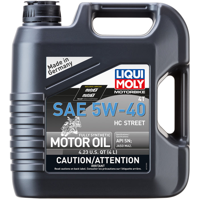 LIQUI MOLY 3601-0685 20414 4T HC Street Engine Oil HC Street Oil - 5W-40 - 4L