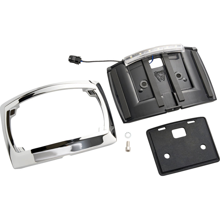 CIRO 2030-2419 40500 License Plate Frame led - curved - chrome