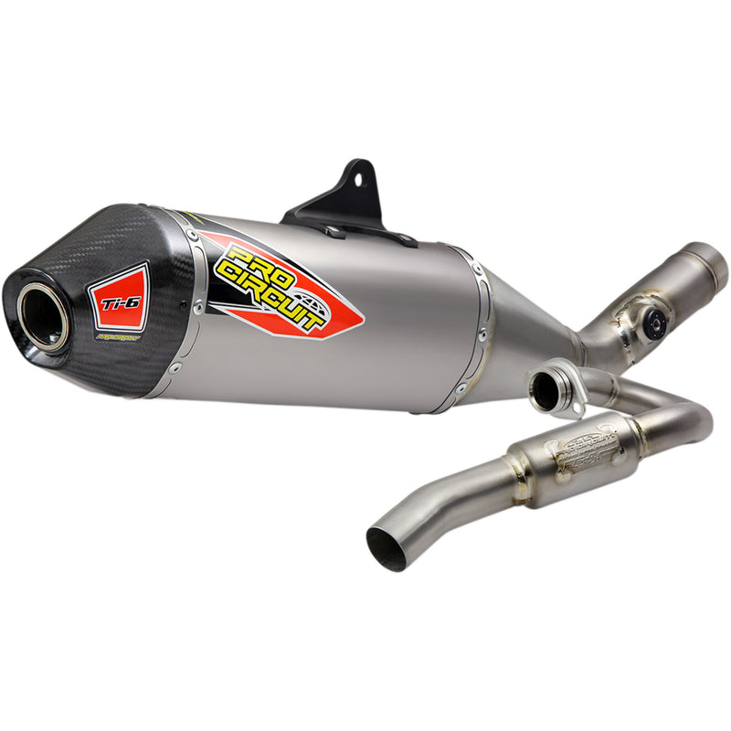 Pro Circuit Ti-6 Single Canister Exhaust System - 0341925F Suzuki RMZ 250 2019-2025